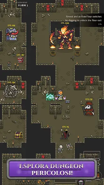 Screenshot Orna — combattimento a turni